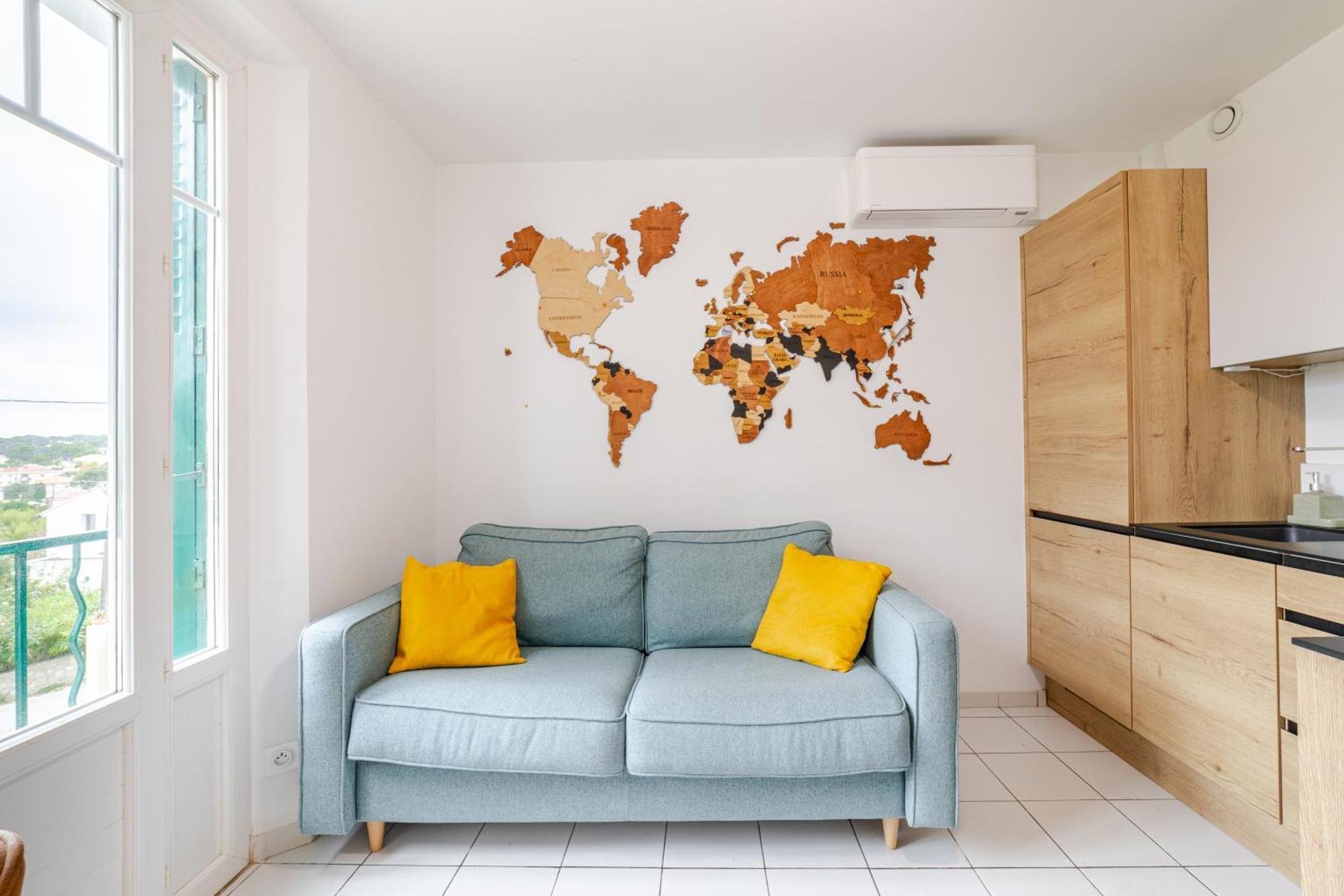 Cocon Comfortable Vue Mer, Clim Et Parking Sanary-sur-Mer Exterior foto
